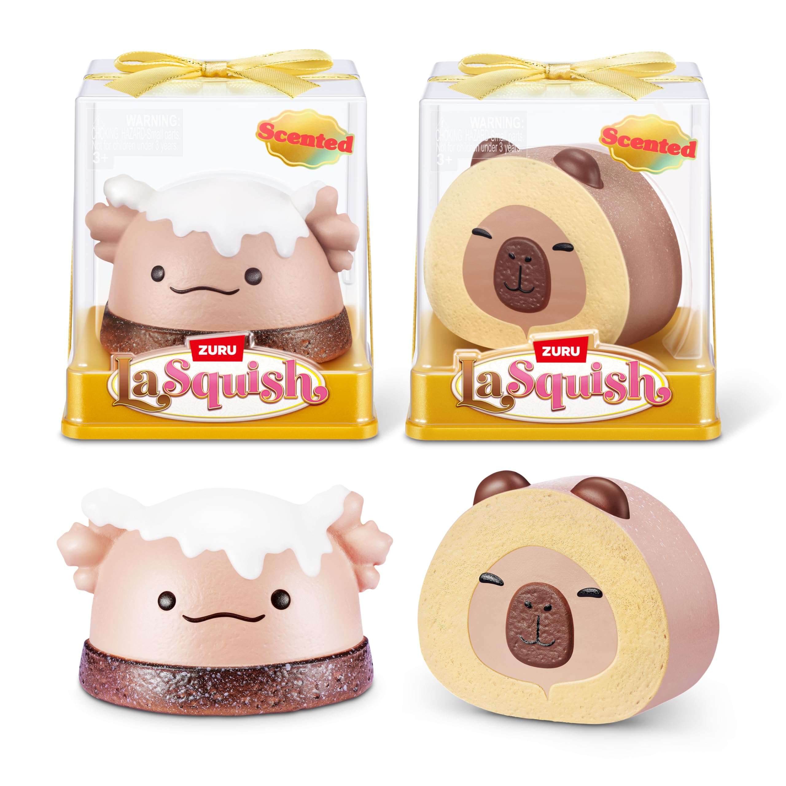 Amazon.com: La Squish Series 1 (La Snaxolotl+Cinnaroll Ruff Ruff